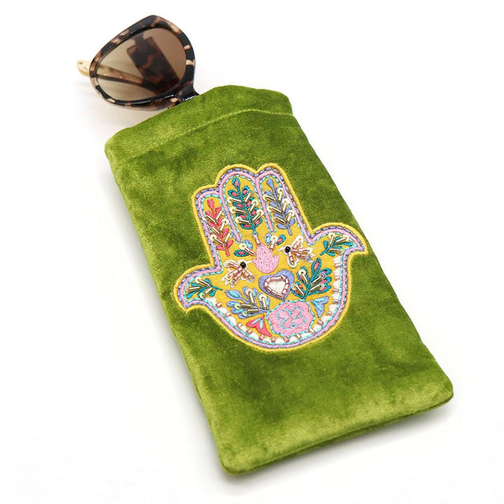 POM Green Glasses Case - Sugarplum Boutique