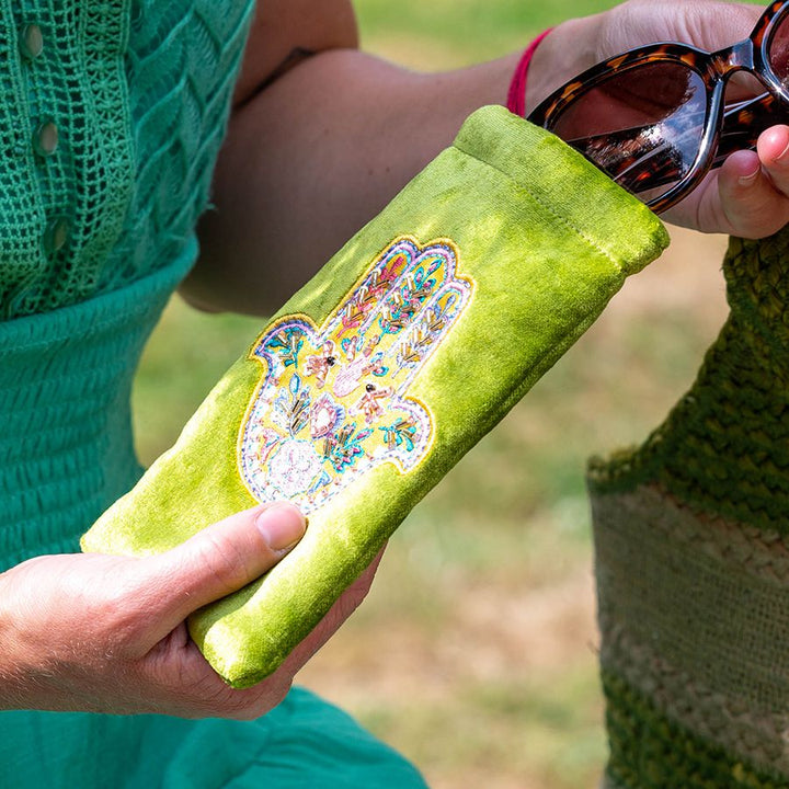 POM Green Glasses Case - Sugarplum Boutique