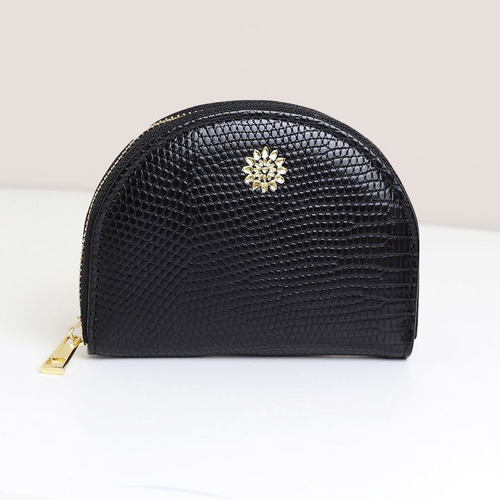 POM Black Half Moon Coin Purse - Sugarplum Boutique