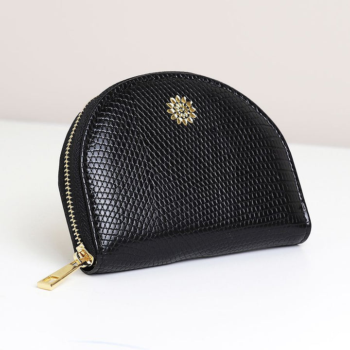 POM Black Half Moon Coin Purse - Sugarplum Boutique