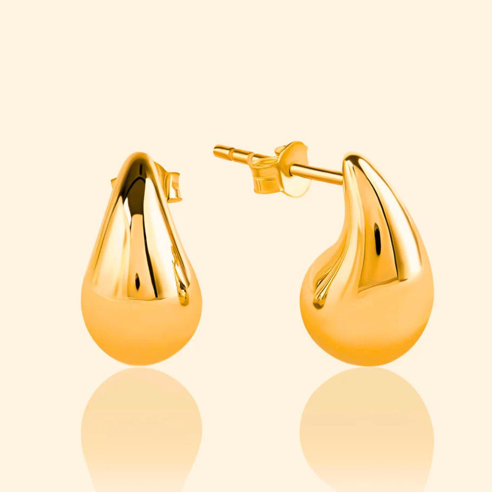 Soph Water Drop Earring Gold - Sugarplum Boutique