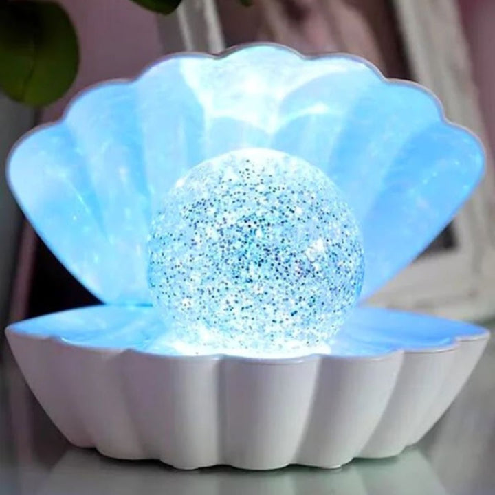 Seashell LED Lamp White - Sugarplum Boutique