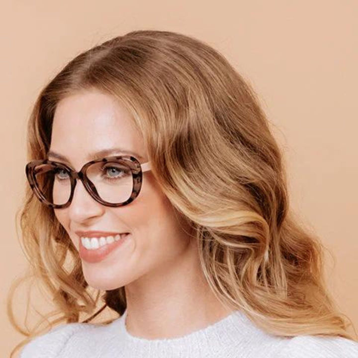 Good Lookers Bonnie Reading Glasses Pink Marble - Sugarplum  Boutique