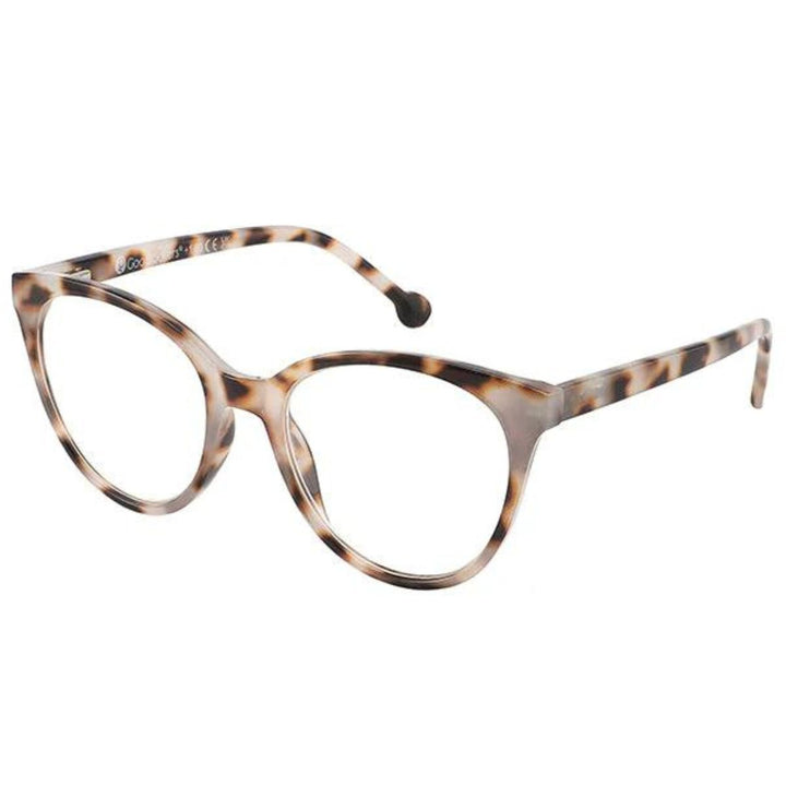 Good Lookers Millie Reading Glasses Tortoiseshell White - Sugarplum Boutique