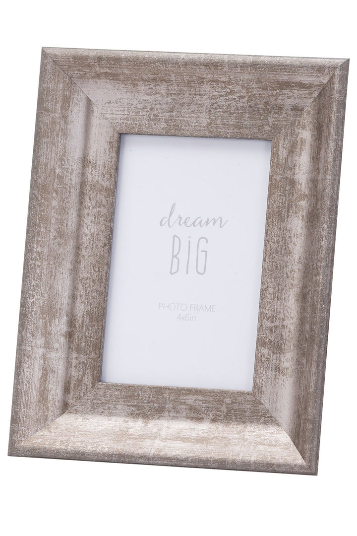 Convex Matt Silver Photo Frame 4x6 - Sugarplum Boutique