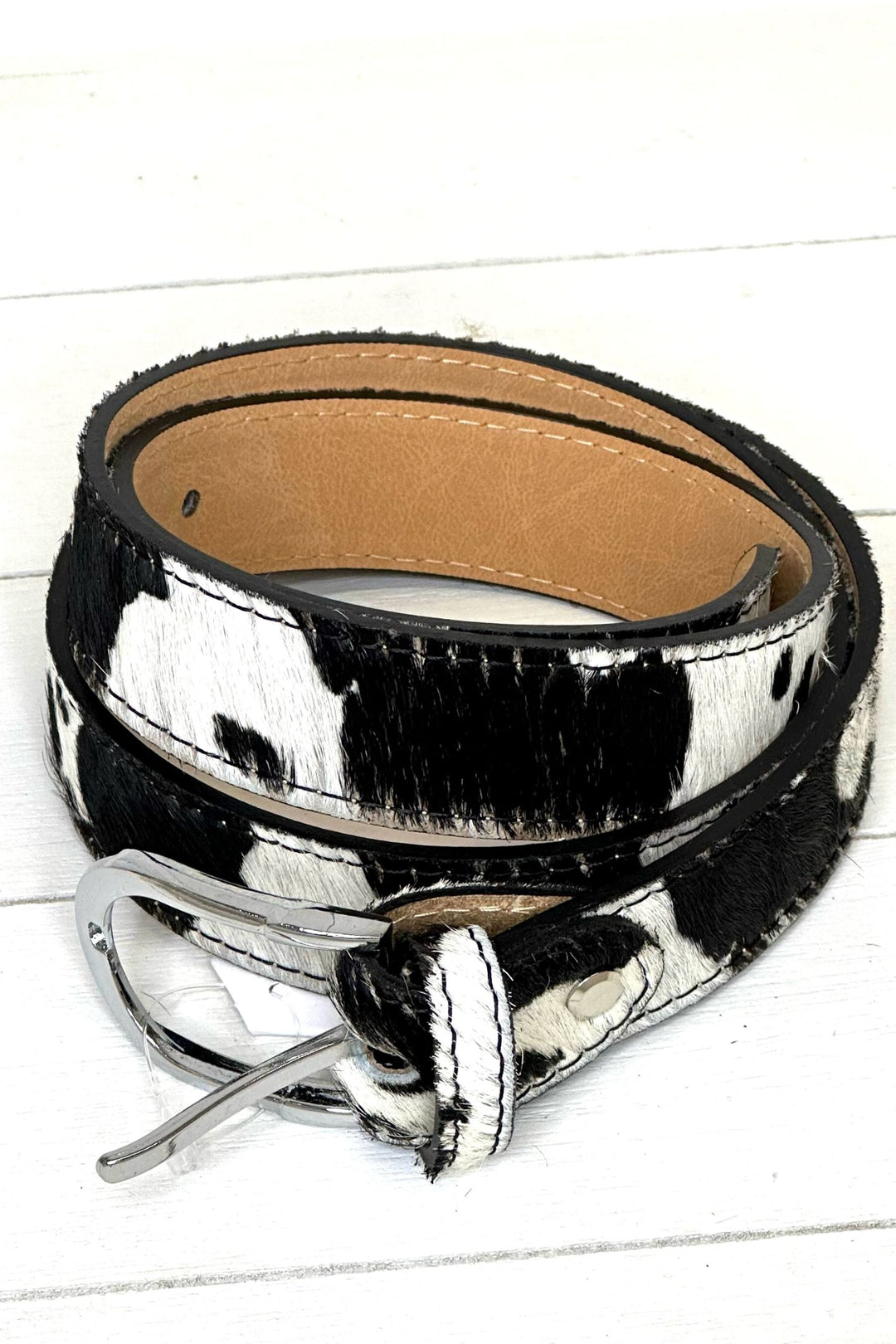 Vera Pelle Animal Print Leather Belts